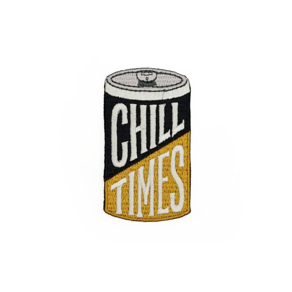 vintage beer can | embroidered patch