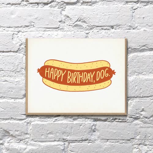hot dog | birthday card