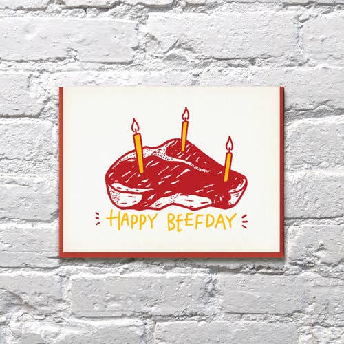 beef day | birthday card
