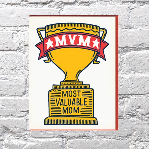 most valuable mom | mother&#39;s day card