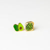 mismatched post earrings | avocado + toast