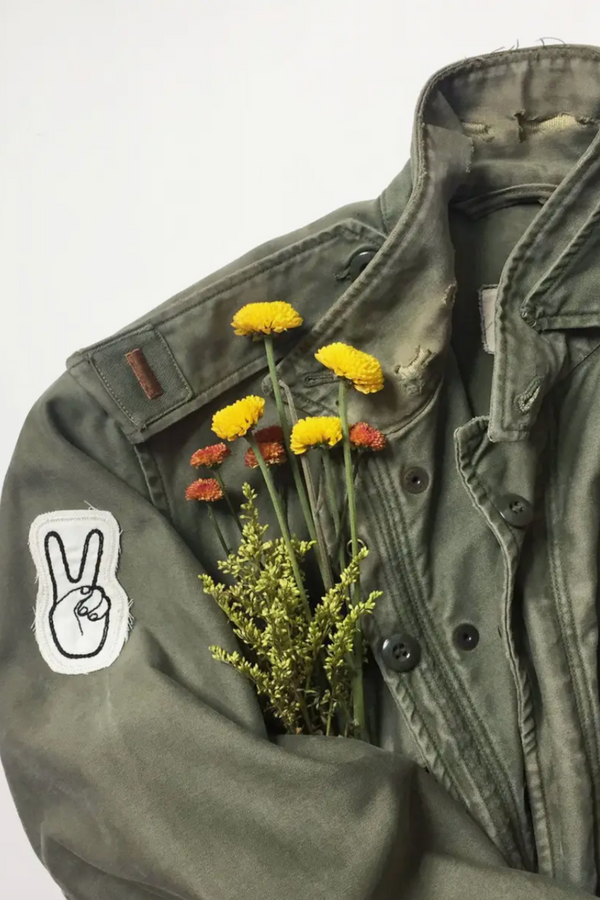 peace | stitched patch | 2 options