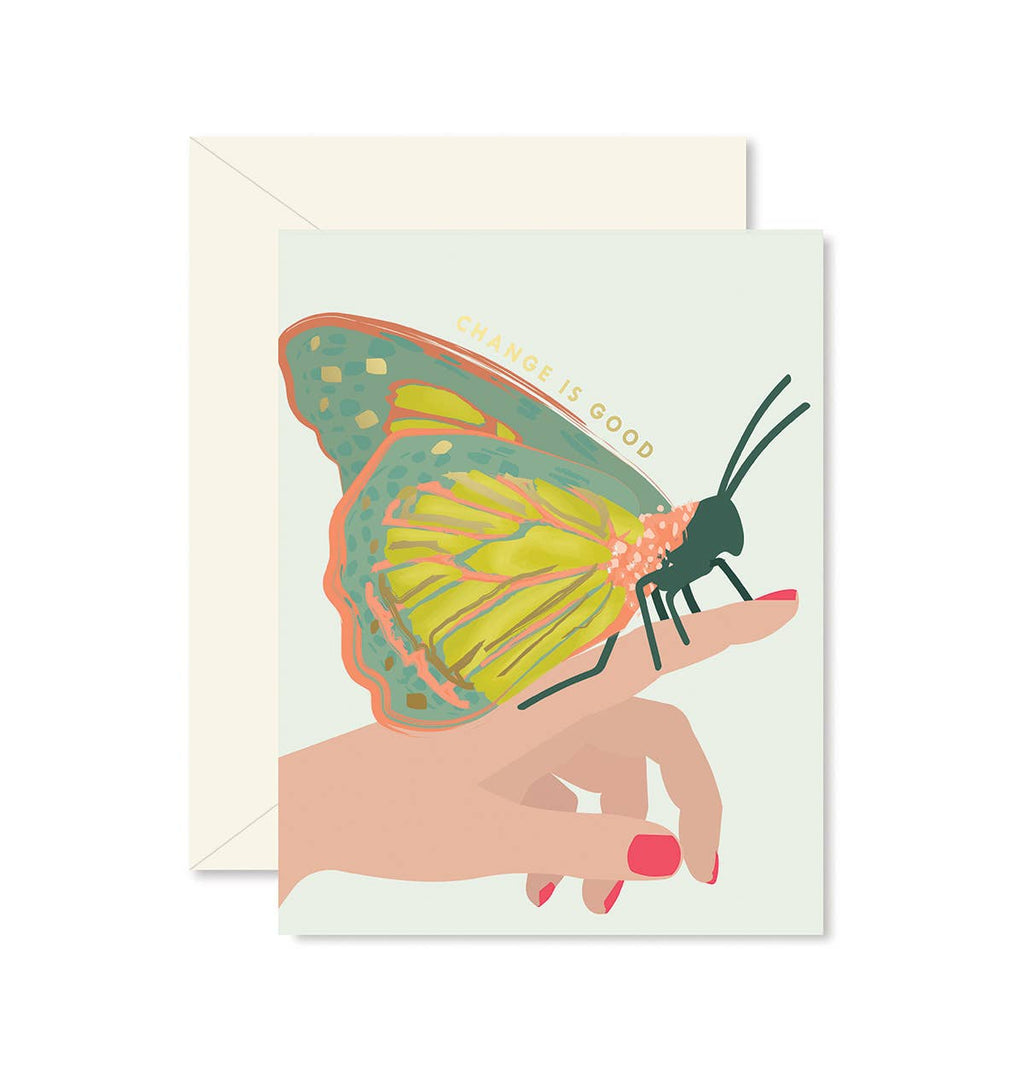 butterfly change | notecard