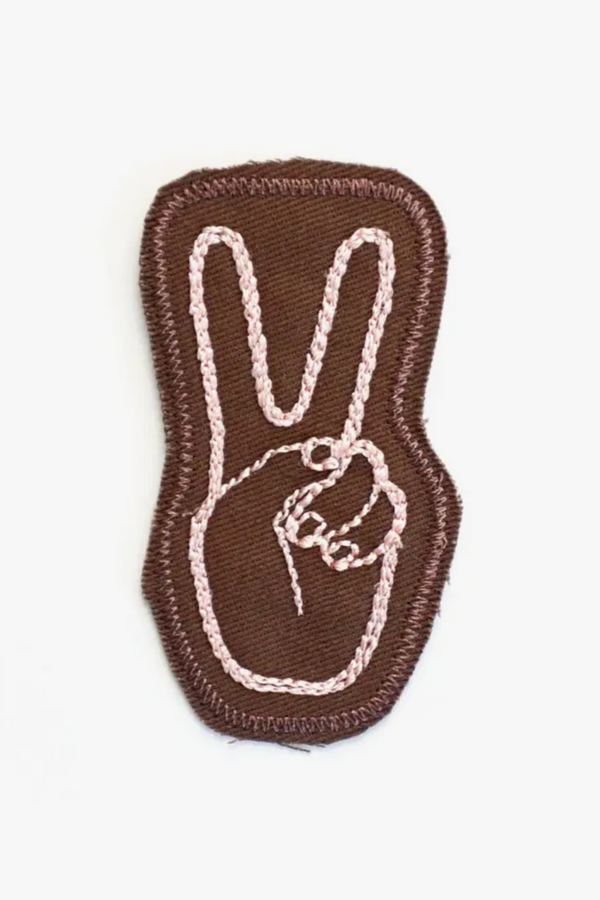 peace | stitched patch | 2 options