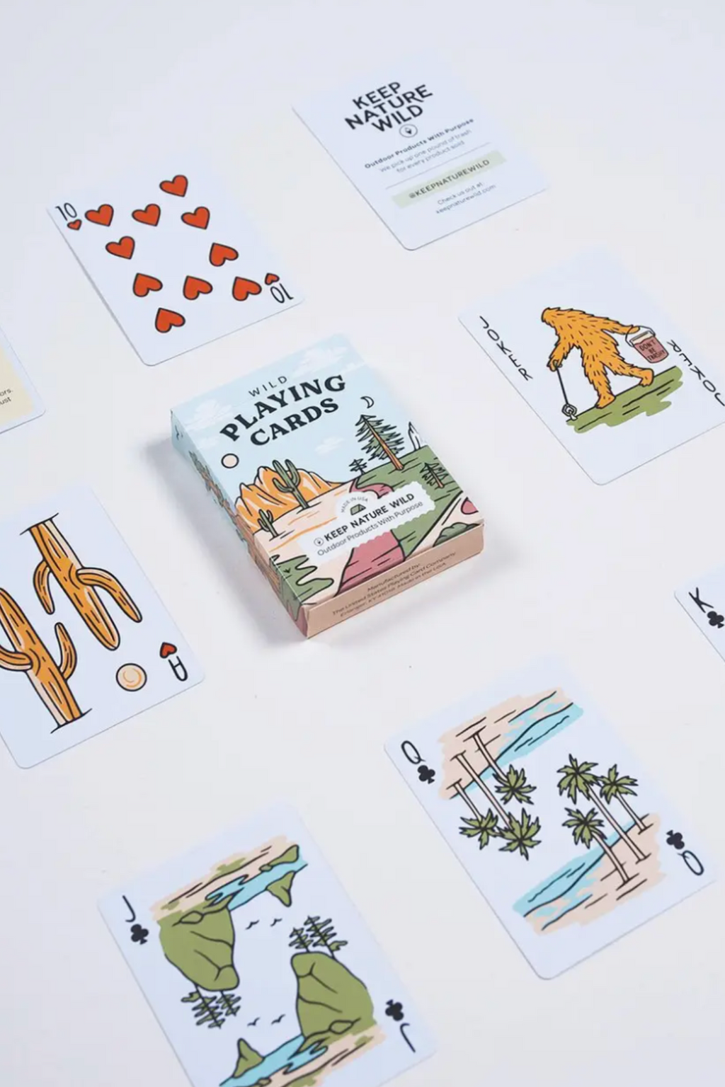 keep nature wild | playing cards