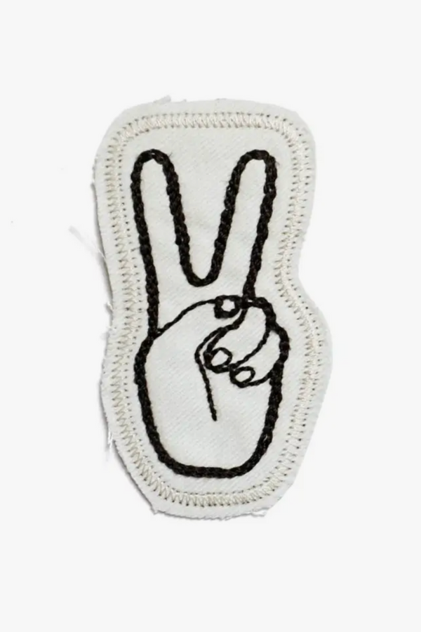 peace | stitched patch | 2 options