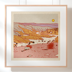 desert mountain #7 | 12x12 print