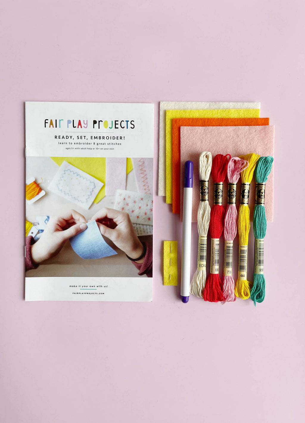 learn to embroider | diy kit