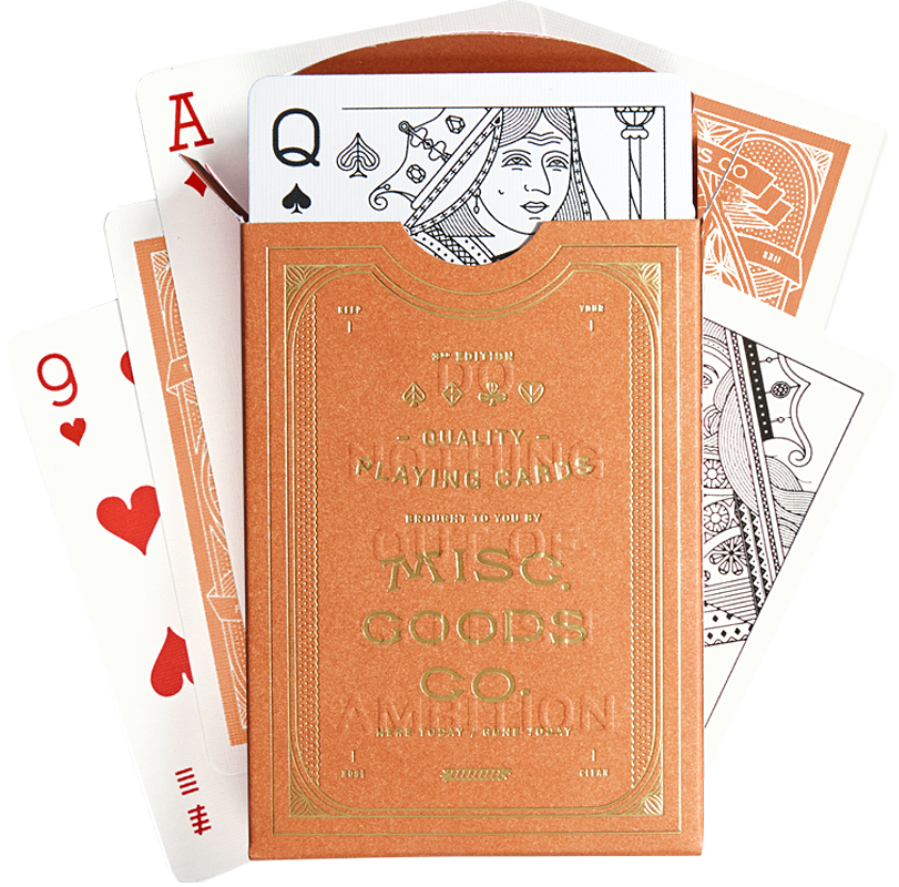 sandstone | playing cards