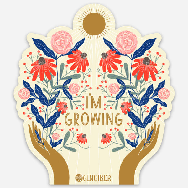 i&#39;m growing | sticker