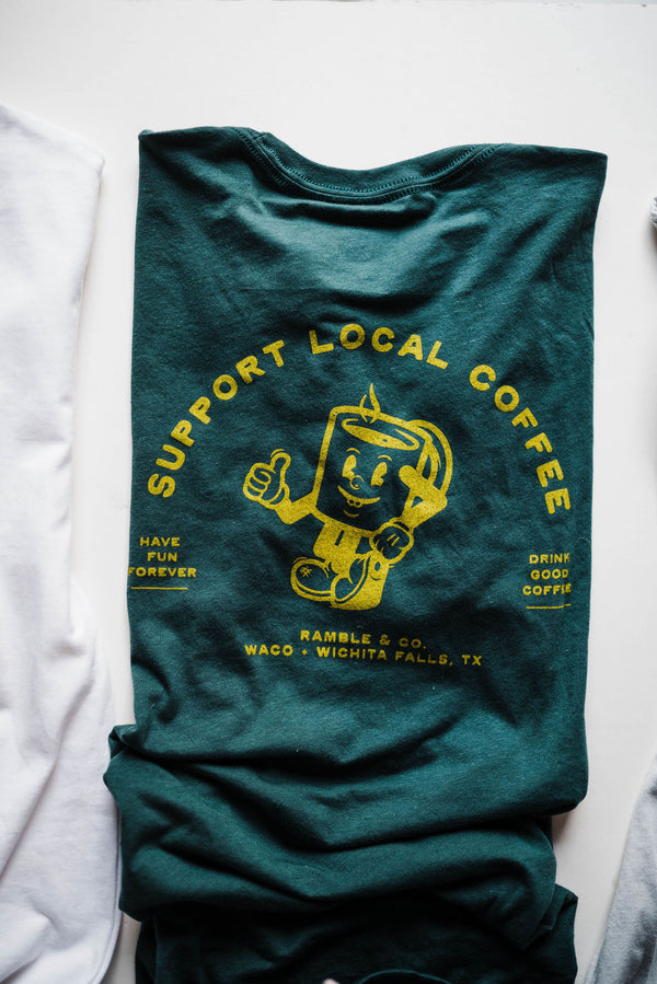 support local coffee | forest tee