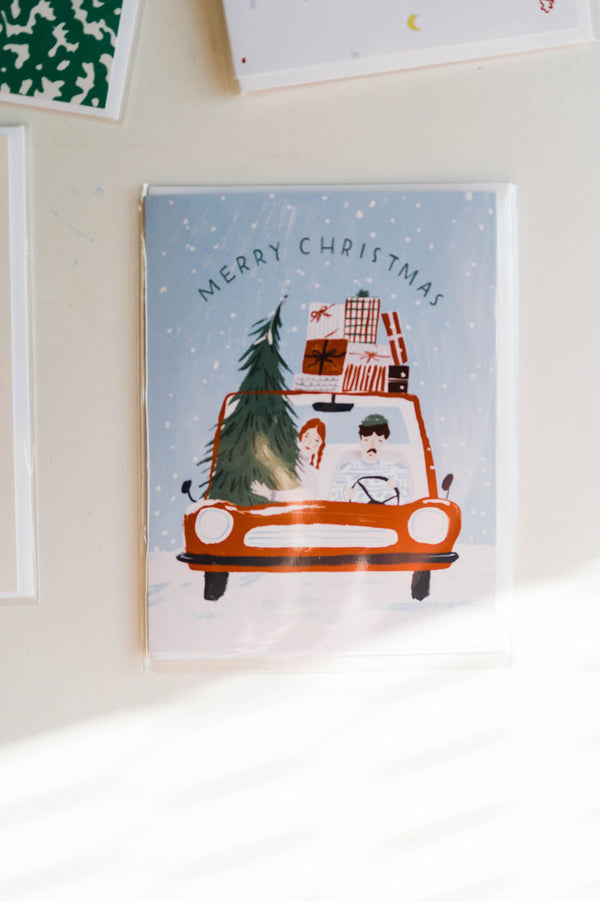 christmas delivery | notecard