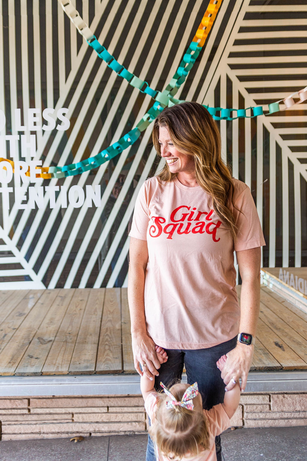 girl squad | peach tee adult