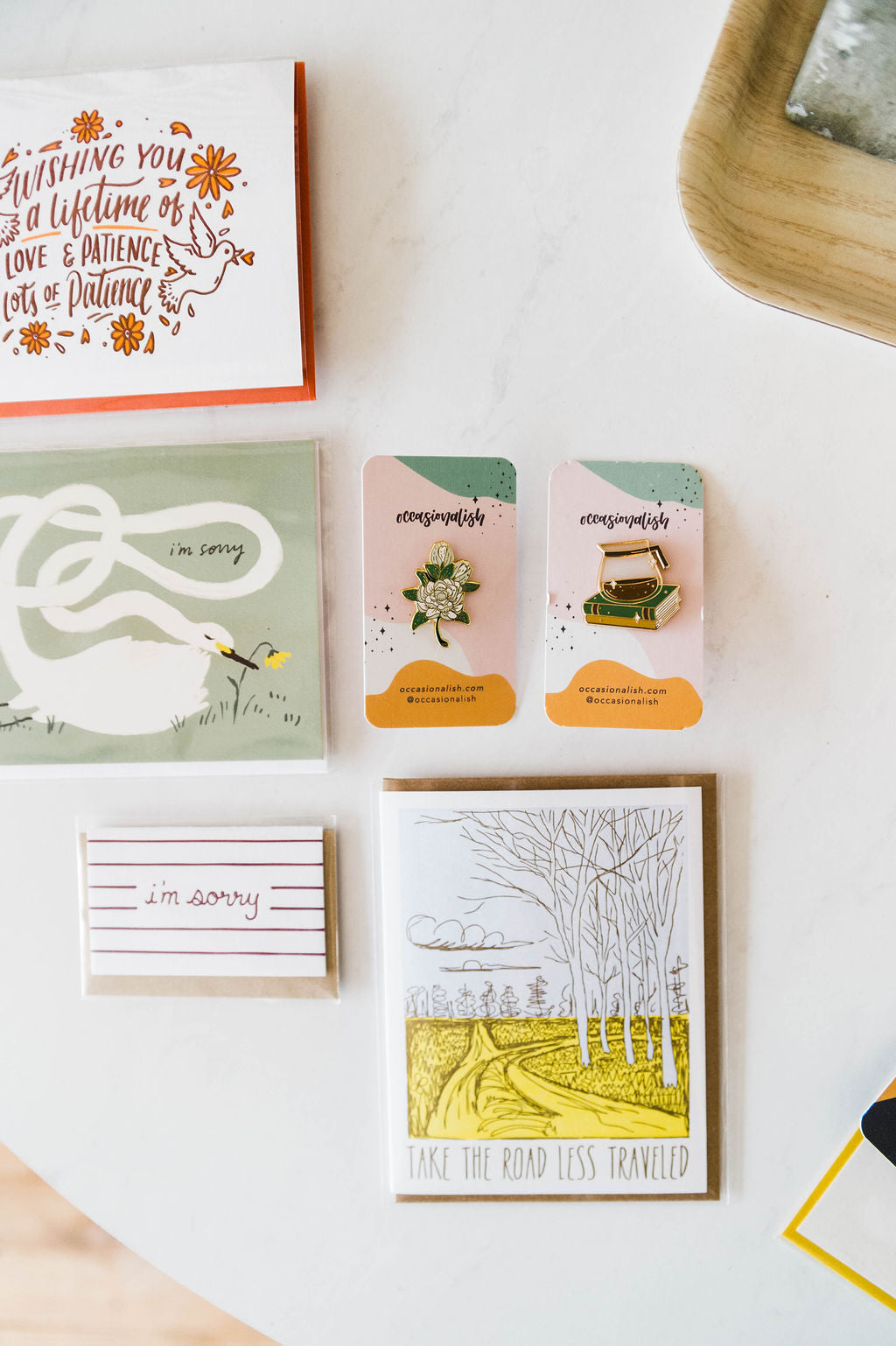 road less traveled | notecard
