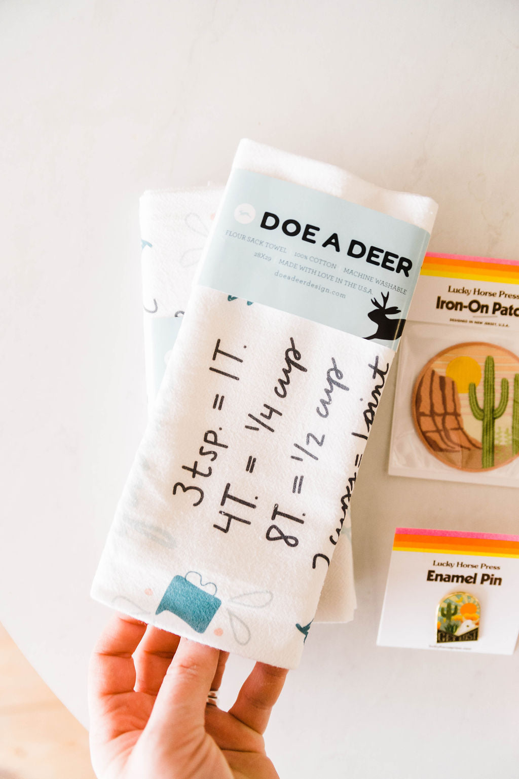 measuring equivalents | flour sack towel