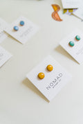 colorful circle studs | earrings | 9 options