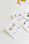 colorful circle studs | earrings | 9 options