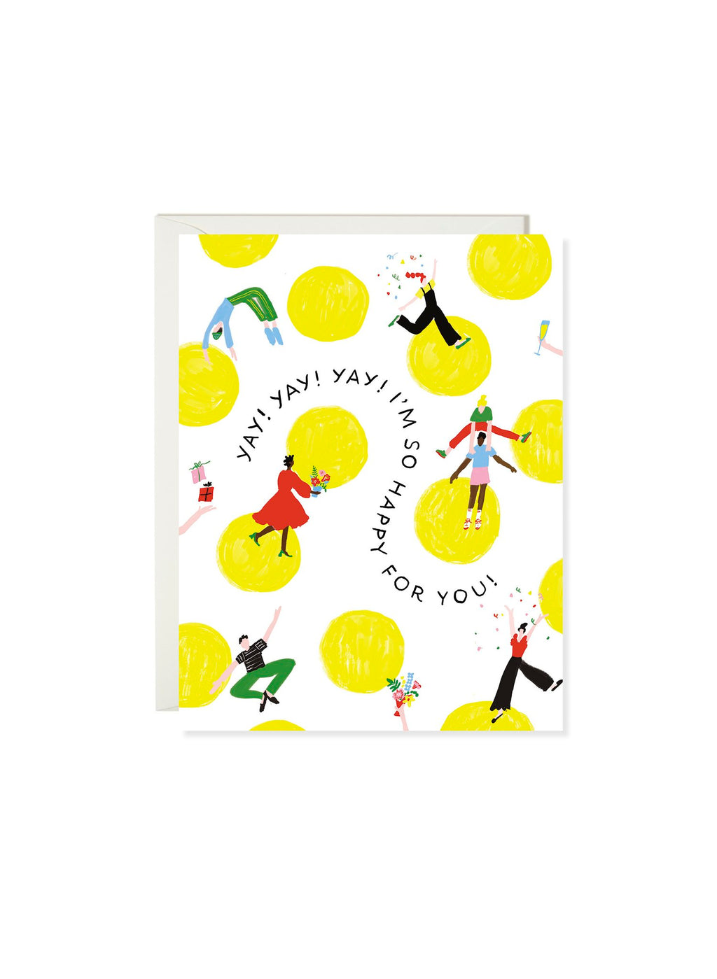 polka dot dance | notecard