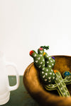 peruvian hand embroidered cactus | ornament | 2 options