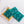 the design: the world needs what you got the color: teal, black, and blush approx. 2.5