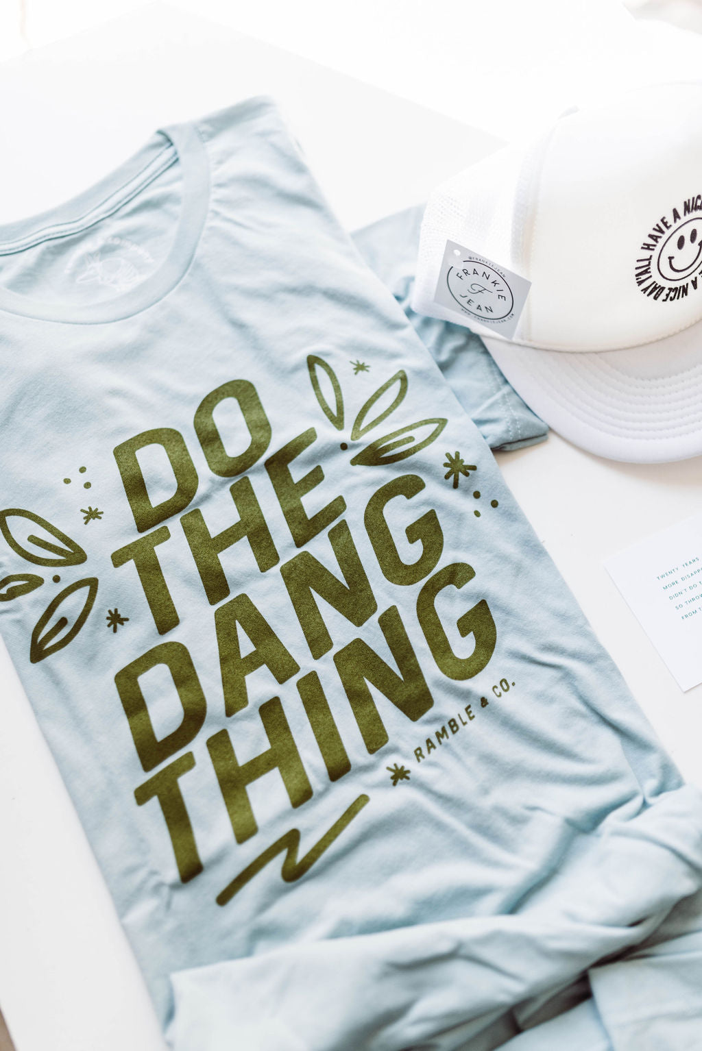 do the dang thing | dusty blue