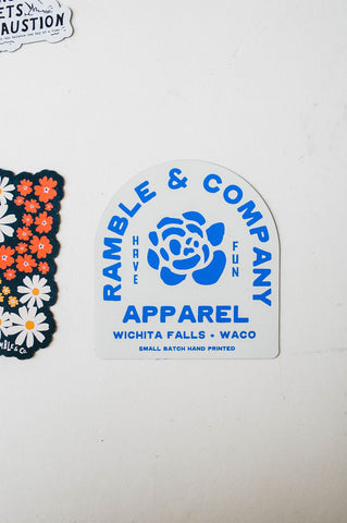 ramble rose | magnet