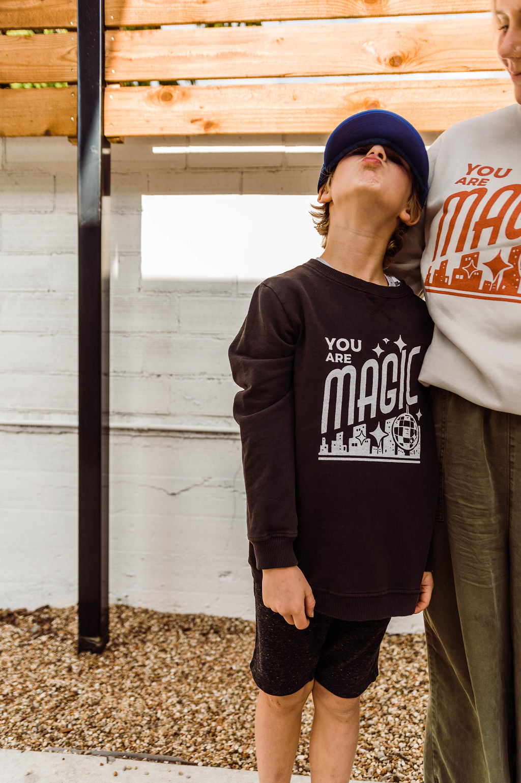 you are magic | black kids sweatshirt