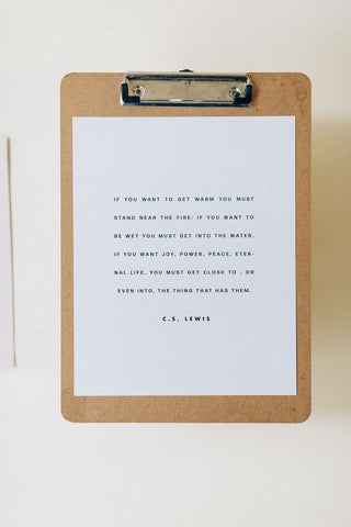 c.s. lewis | print