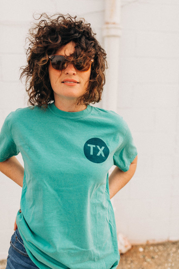 the lone star tee | seafoam