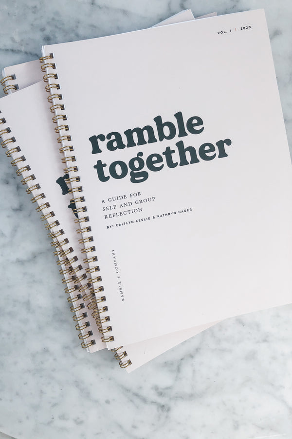 Ramble Together is a six chapter study that gently guides you out of the noise of expectations and social media and back to yourself and face-to-face community. Ramble &amp; Co. is a family owned business. Shop at shop.rambleandcompany.com or visit our store in Wichita Falls, Texas || small batch/ hand printed tees + fine art prints | your source of encouragement + inspiration.