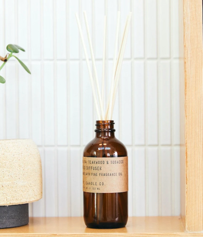 teakwood & tobacco | reed diffuser