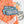 Iron on, blue patch with Courage written in bold pink letters by Ramble & Company  | you can shop now at  shop.rambleandcompany.com or visit our storefront in downtown Wichita Falls, Texas || small batch + hand printed tees | home goods | paper goods | gifts + more