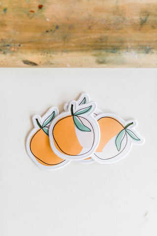 peachy | embroidered patch