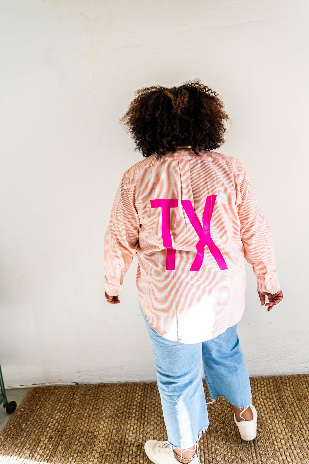 TX (back) | puffin's bill ramble striped button up
