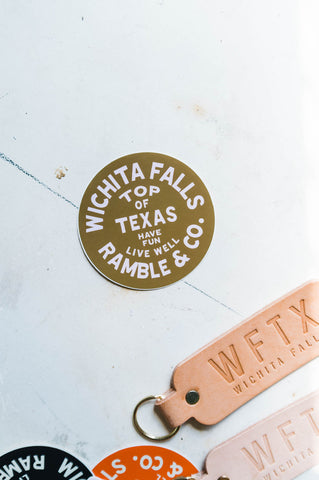 olive + lilac  |  wichita falls sticker