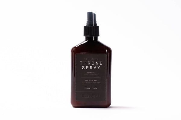 throne spray | saddle leather
