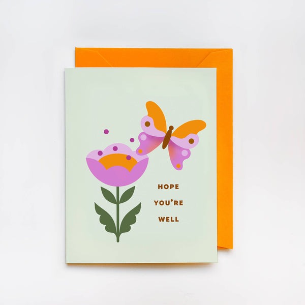 hope you&#39;re well | card