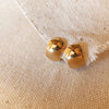 small huggie | 18k gold filled earrings