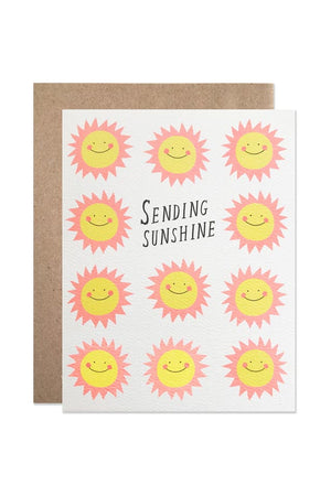 sending sunshine everyday usa made notecard