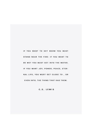 c.s. lewis | print