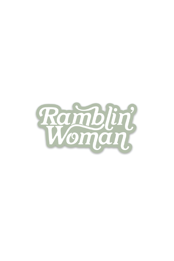 ramblin&#39; woman mint | sticker