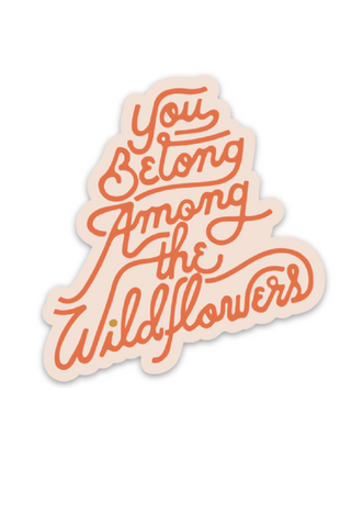 among the wildflowers | sticker